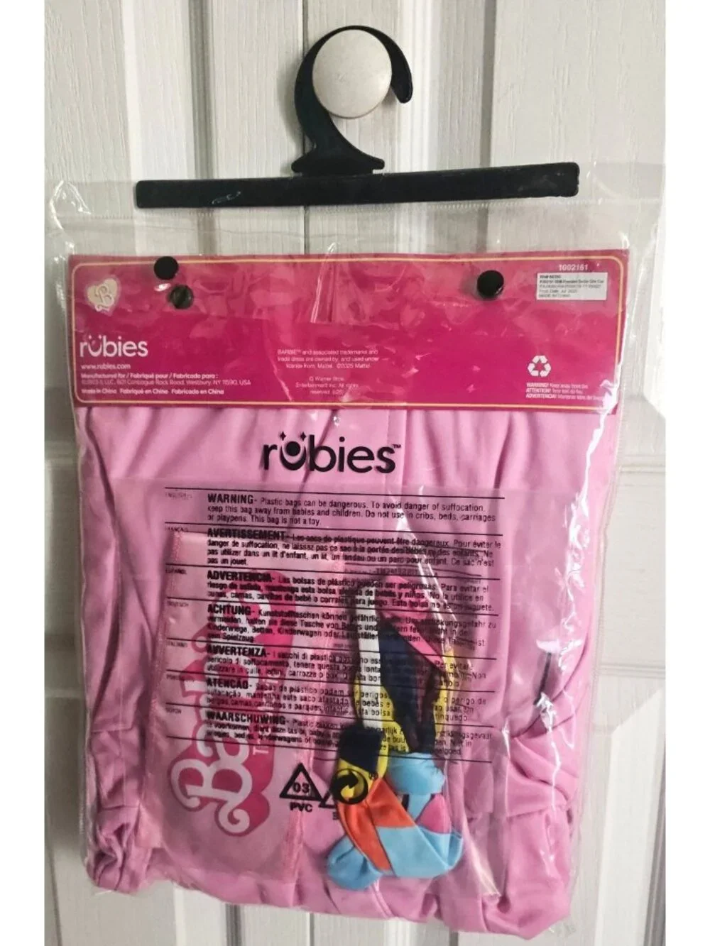 Iconic President Barbie Costume Girls The Movie Pink Sash Cosplay Halloween NEW
